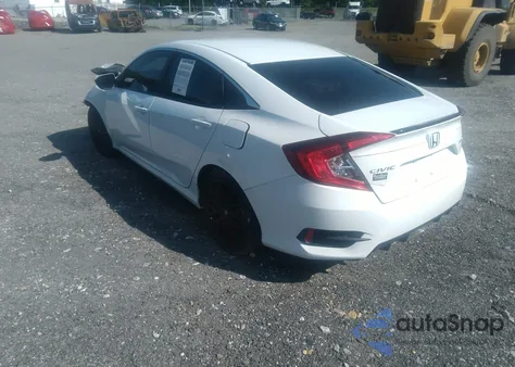 2020 Honda Civic Sport из США, поврежденный, VIN 2HGFC2F87LH517565